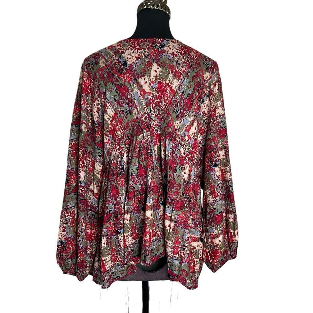 Bucket List Woman's Top Size S Boho Peasant Flowy… - image 7